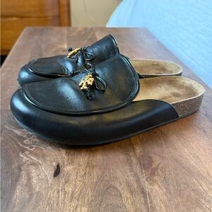 Tory Burch leather mules size 10